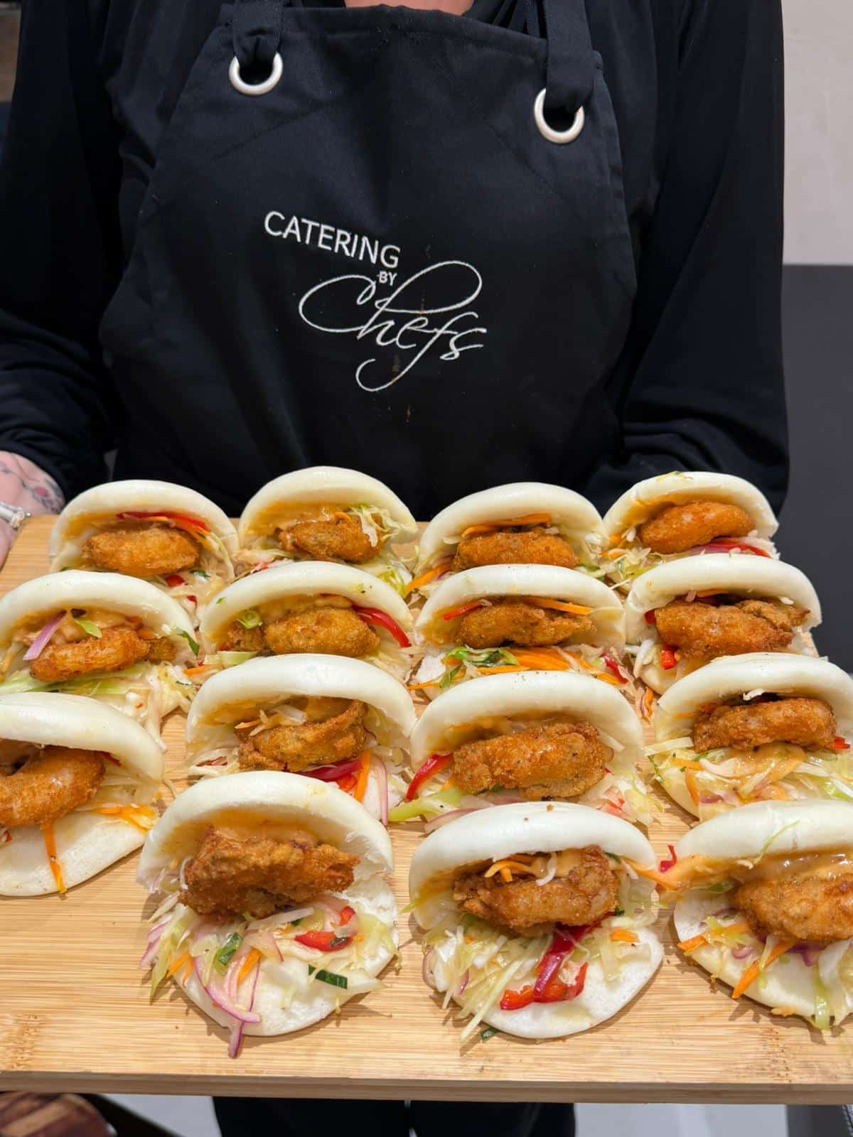 Hot_Canapes_Chicken_Bao_buns_Catering_By_Chefs